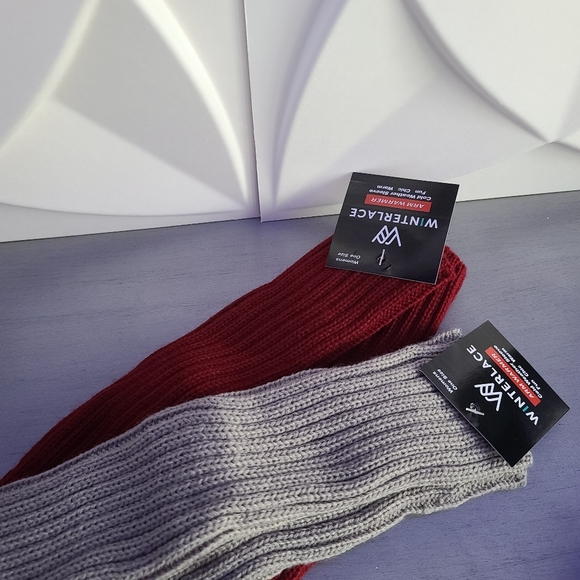 New 2 pc Arm Warmers Fingerless Gloves set - Picture 4 of 4